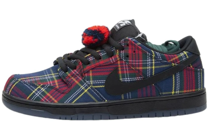 Nardwuar x Nike SB Dunk Low – Multicolor Tartan Plaid