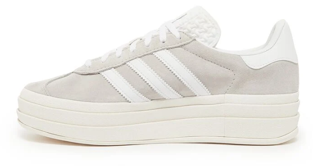 Women's adidas Gazelle Bold Platform Sneakers – Grey/White | HQ6893
