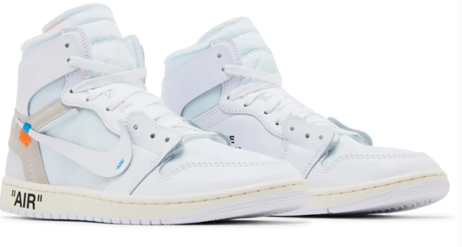 Air Jordan 1 Retro High Virgil Abloh Archive 'Alaska' – White