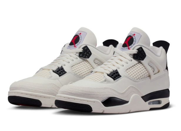 Air Jordan 4 Retro 'Red Cement' – White/Fire Red/Black