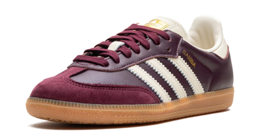 adidas Samba OG Women's Sneakers – Maroon/Cream White