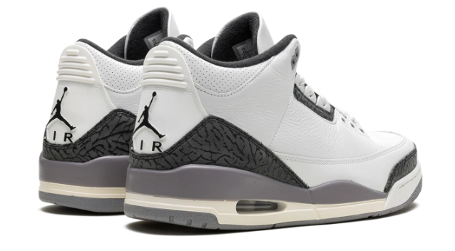 Air Jordan 3 Retro "Cement Grey" – White/Grey/Black/Fire Red