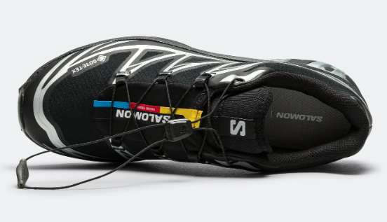 Salomon XT-6 GTX Waterproof Sneakers – Black/Silver