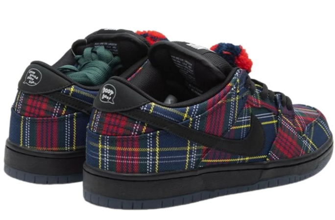 Nardwuar x Nike SB Dunk Low – Multicolor Tartan Plaid