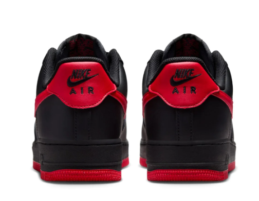 Nike Air Force 1 Low "Bred" – Black / University Red